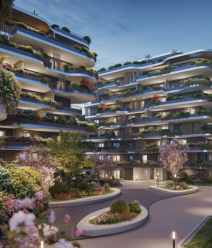 Modern building exterior